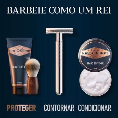 Gillette Crème à Raser Scheercrème King C. Parranajovoide 175 ml 175 ml