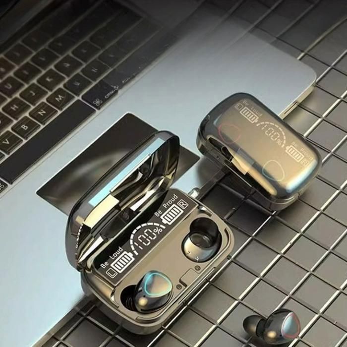 Écouteurs sans Fil - PashaSHOP® - Bluetooth 5.3 - IPX7 Étanche - Réduction de Bruit ENC - 30h Autonomie