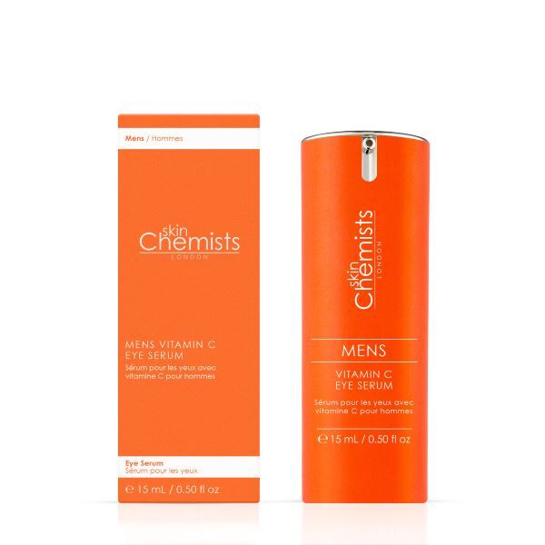skinChemists Ser de ochi cu vitamina C pentru bărbați 15 ml