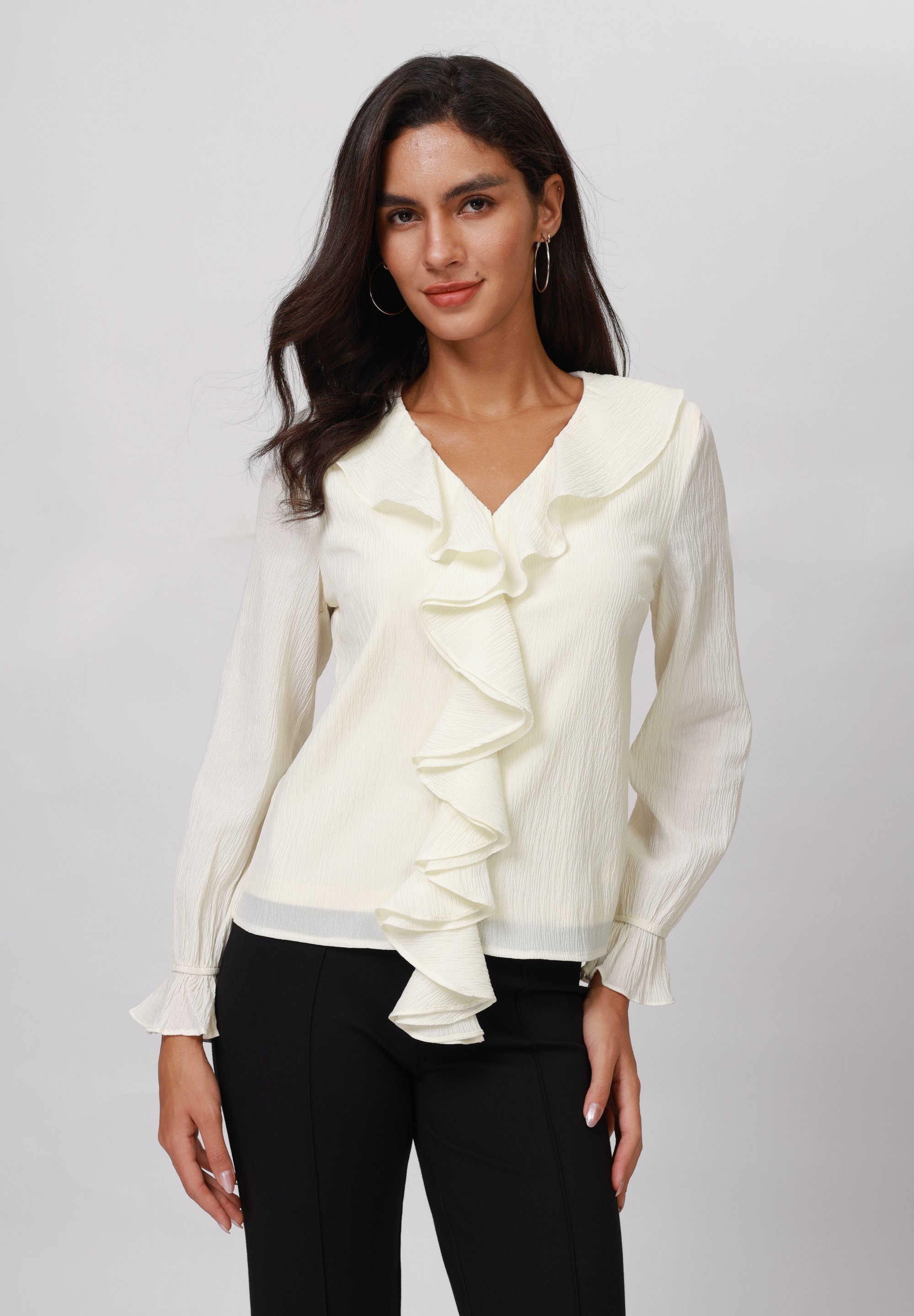 Anna Field Bluse – elfenbein