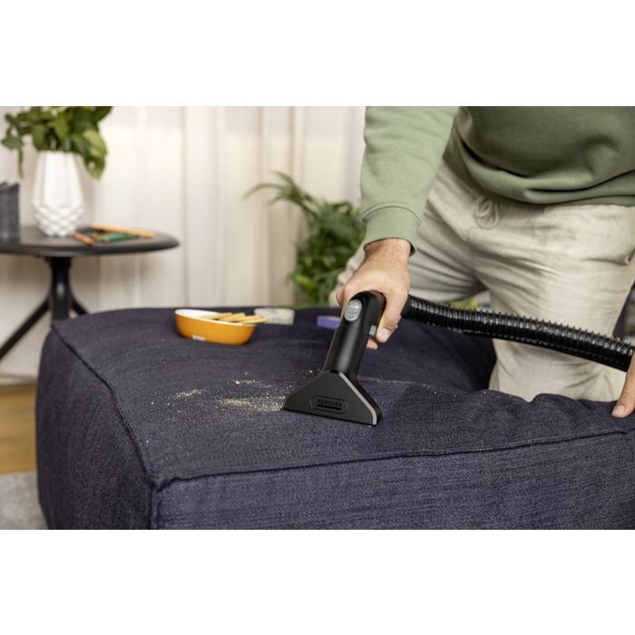 Limpiador de alfombras Karcher SE 4 - Extractor con inyector de vacío - 1000 W de potencia - Dos depósitos de 4 L - Limpiador de alfombras y tapicerías