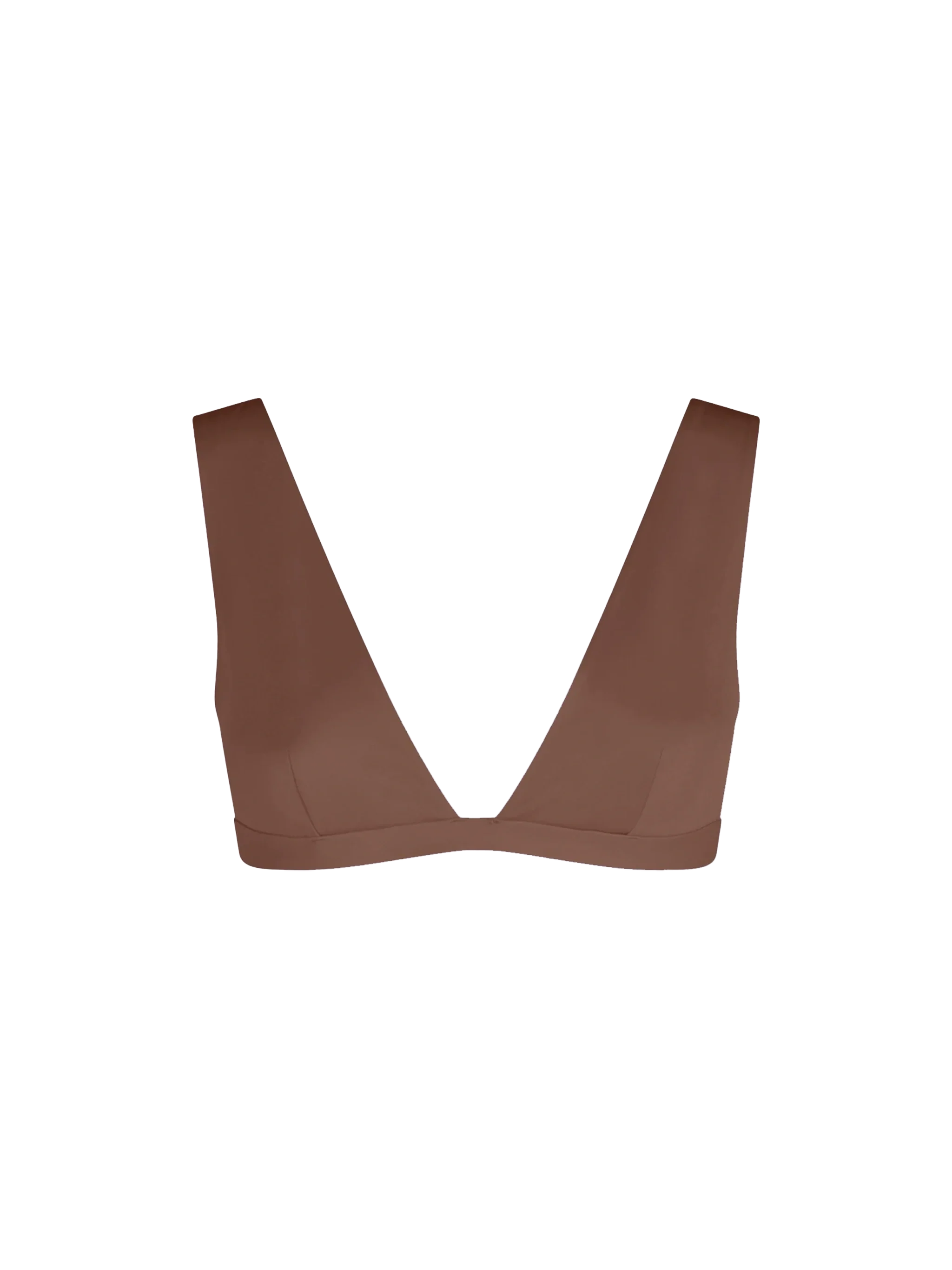 Top de playa Ofelia con cuello en U termosellado para mujer