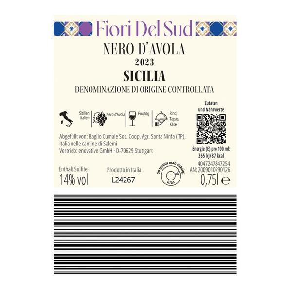 Sicillia DOC Nero d'Avola, 6 flasker á 0,75 l