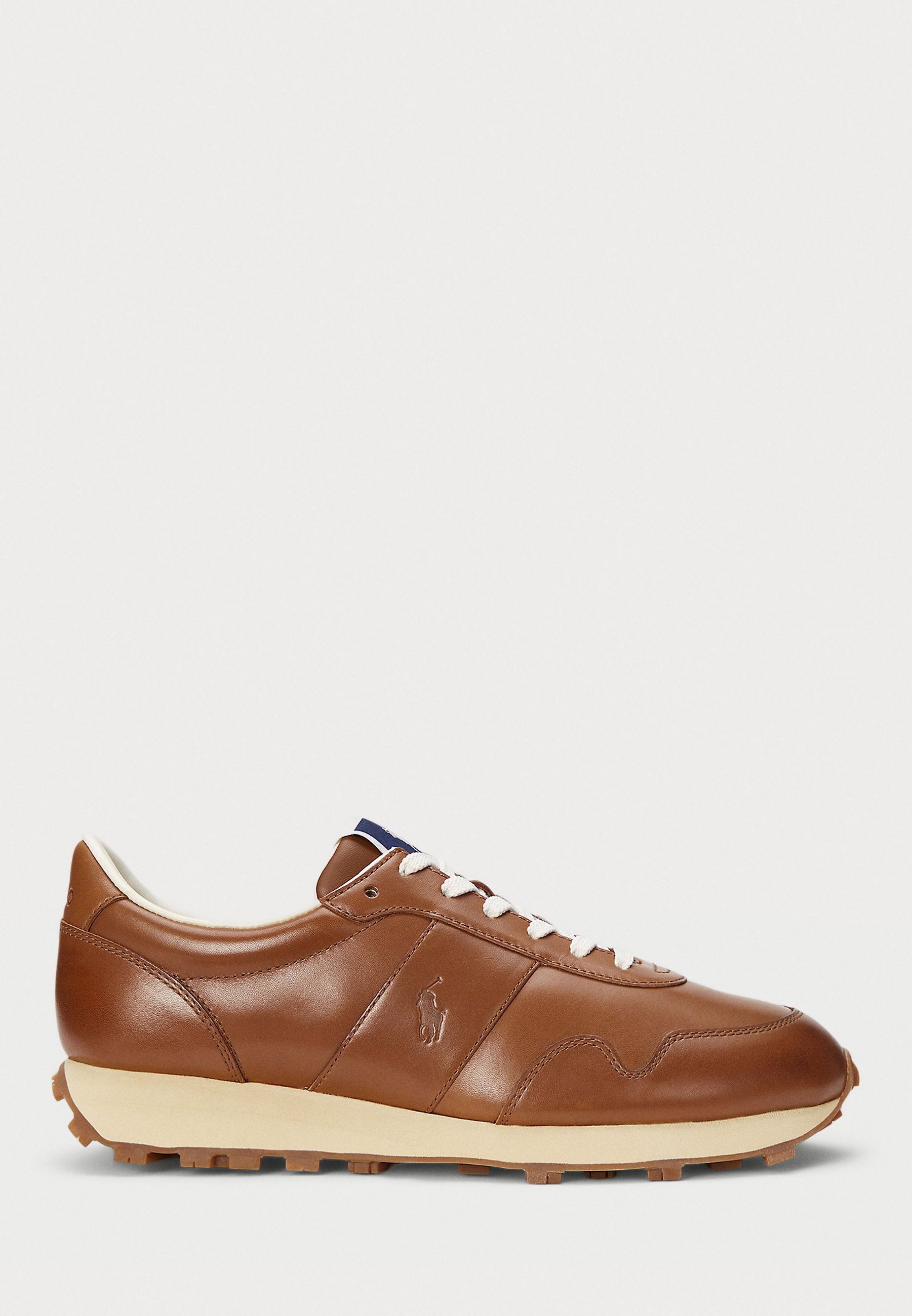 Polo Ralph Lauren PRL TRAIL 125 leren sneaker - Sneakers - lichtroodbruin