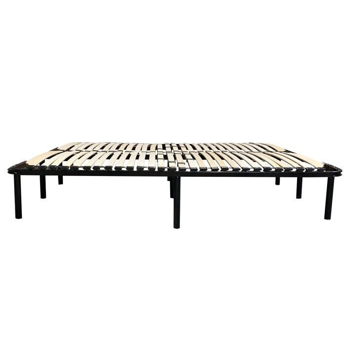 Base de cama de láminas ajustable - MY DESIGN FURNITURE - 160x200 cm - 56 láminas - Negra