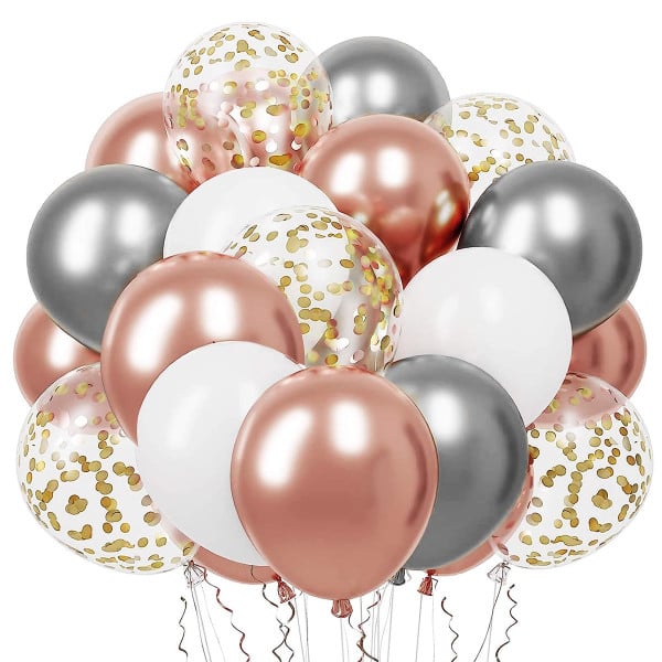 Balony 50 szt. urodzinowe na wieczór panieński, wesele