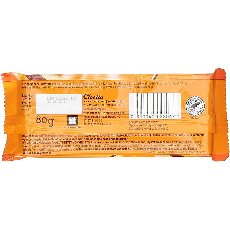 Cloetta Desayuno Deportivo Cloetta 80 g