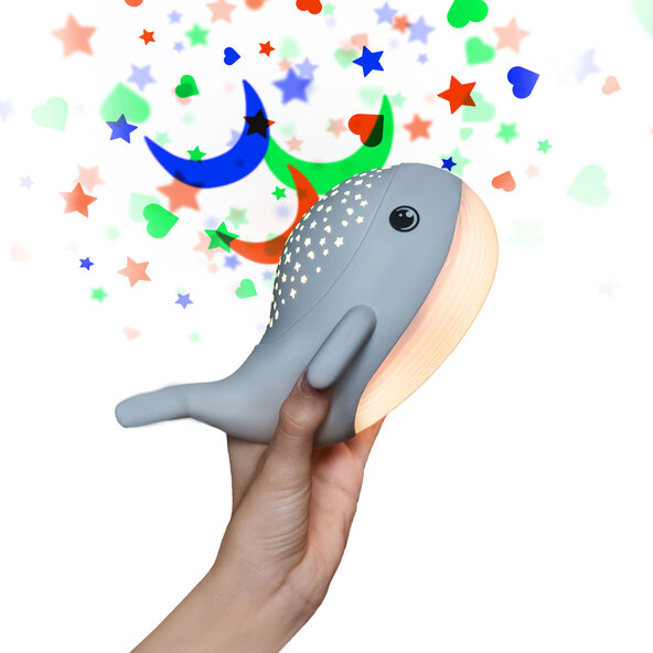 Παιδικό νυχτερινό φως LED, Willy Whale