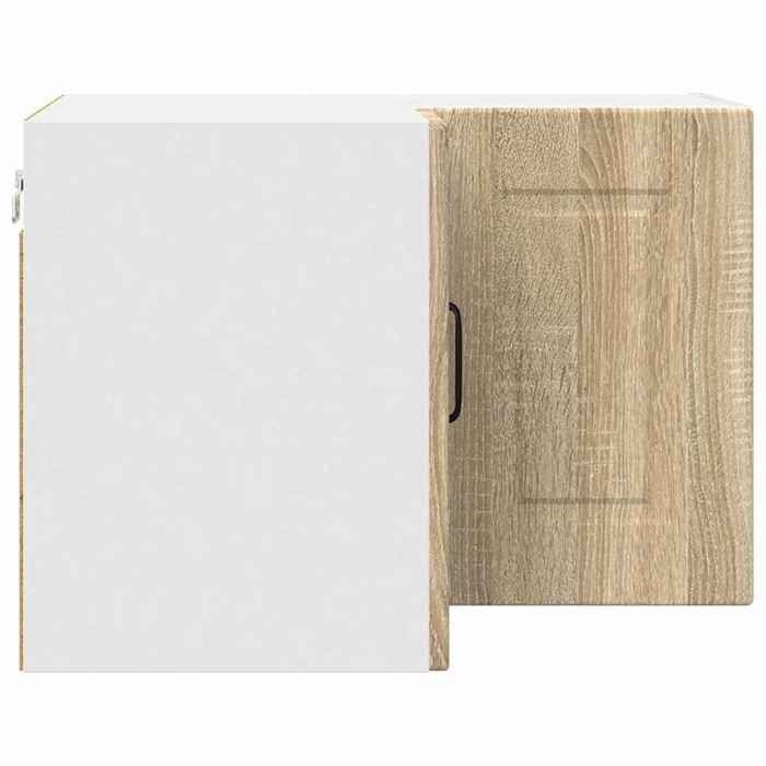 Meuble mural de cuisine - vidaXL - Chêne Sonoma - 57x57x40 cm - Bois d'ingénierie - 2 étagères - 2 portes