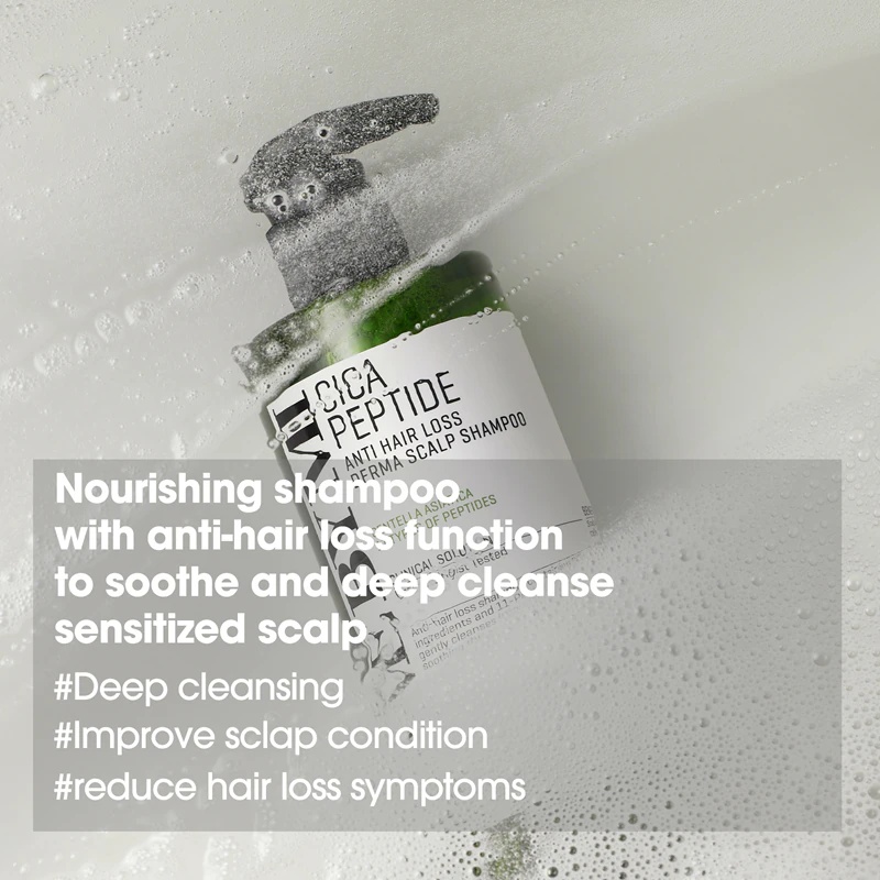 Some By Mi Cica Peptide Derma Scalp Shampoo јачајући шампон против губитка косе са смирујућим дејством