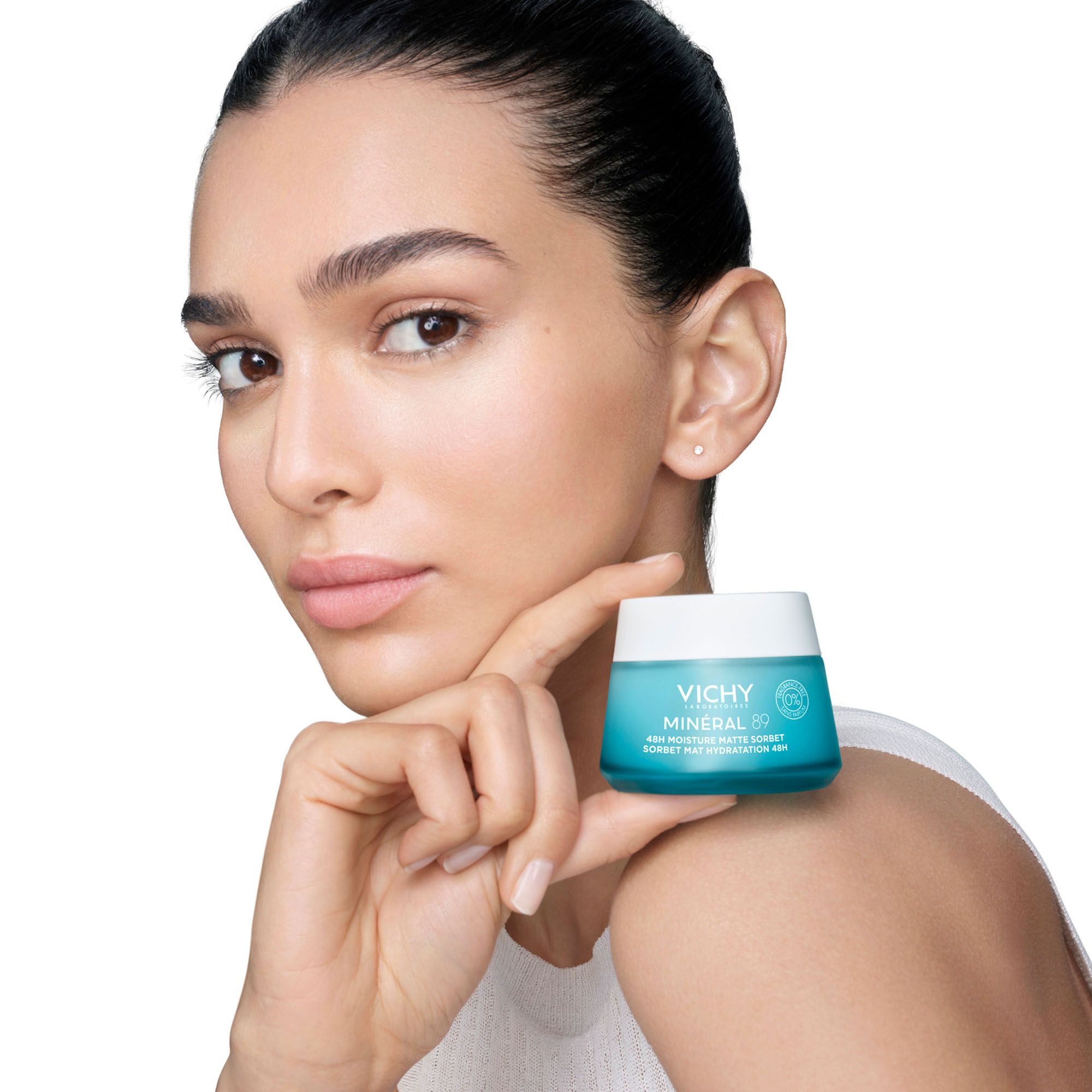 Mineral 89 48H vlažilni mat sorbet gel Vlažilne kreme za obraz iz lekarne