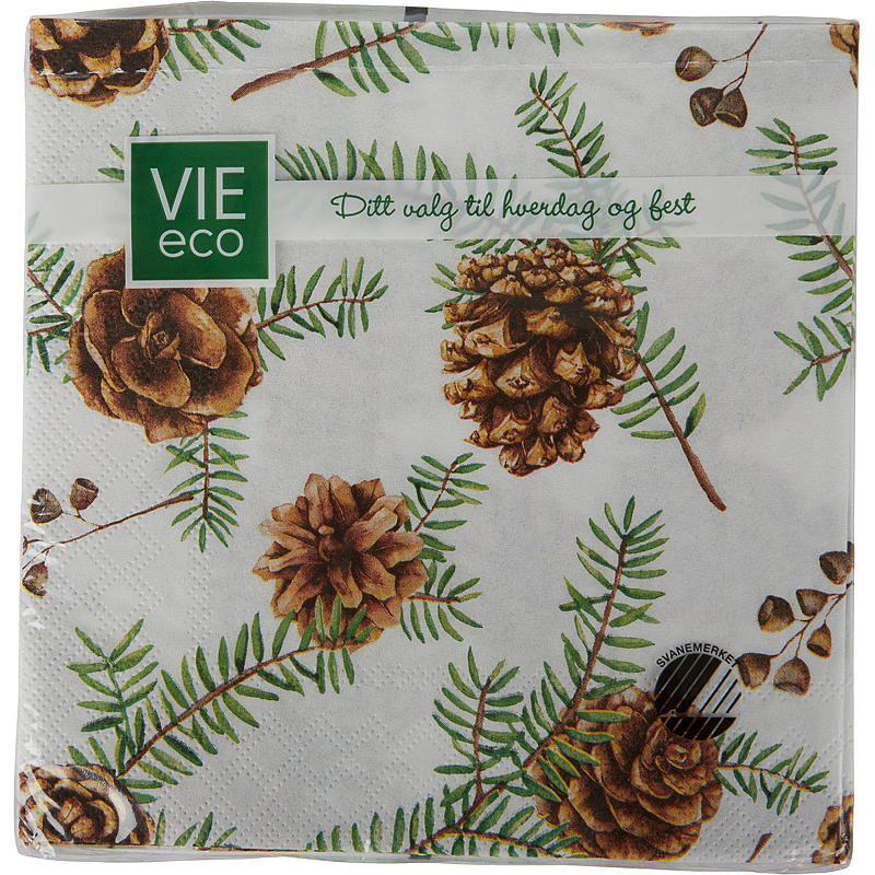Vie Eco Servietter 20-pakning 33x33 cm, Advent