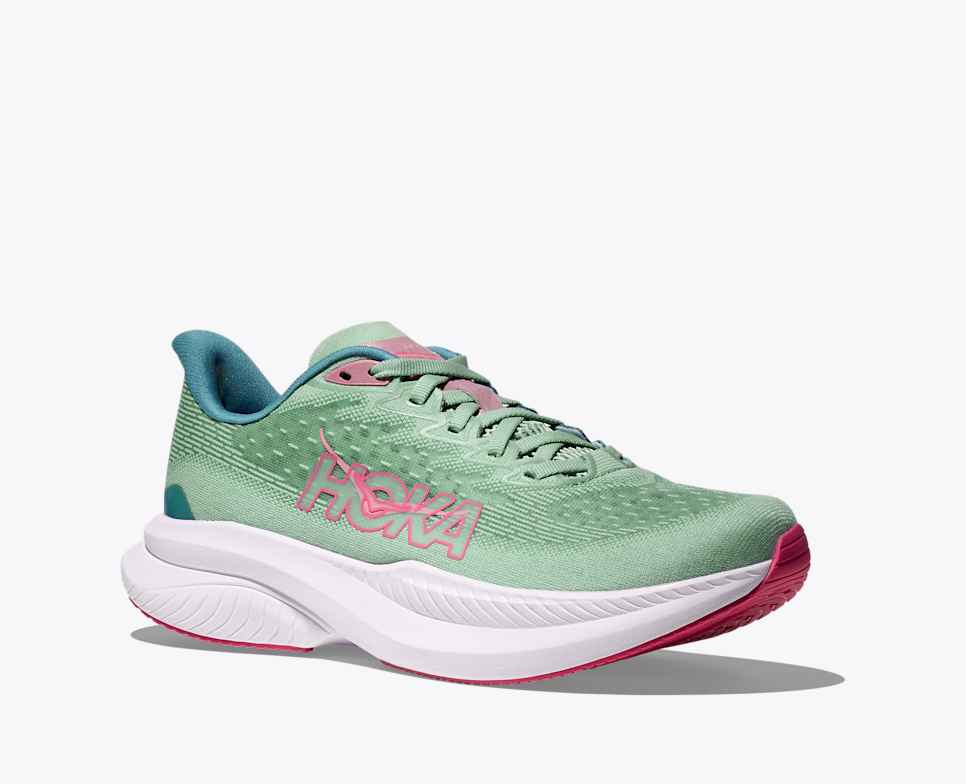 HOKA Mach 6 Jadeit / Alpinblau