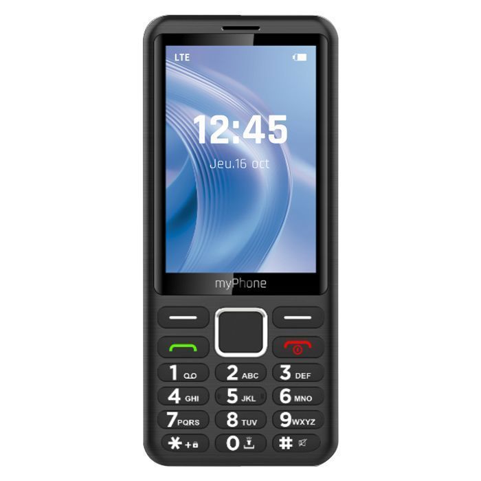 Teléfono para personas mayores - MYPHONE - myPhone 3510 LTE - Pantalla grande - Batería con 7 días de duración - Doble SIM VoLTE