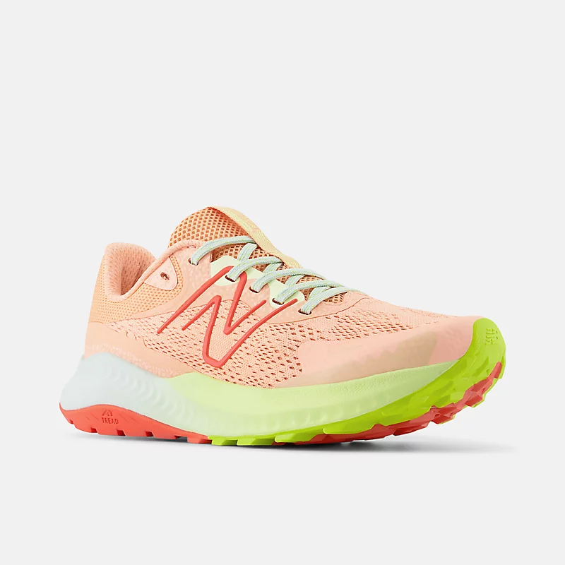 Damskie buty DynaSoft Nitrel V5 – Guava Ice z mętną brzoskwinią i nutą Limelight