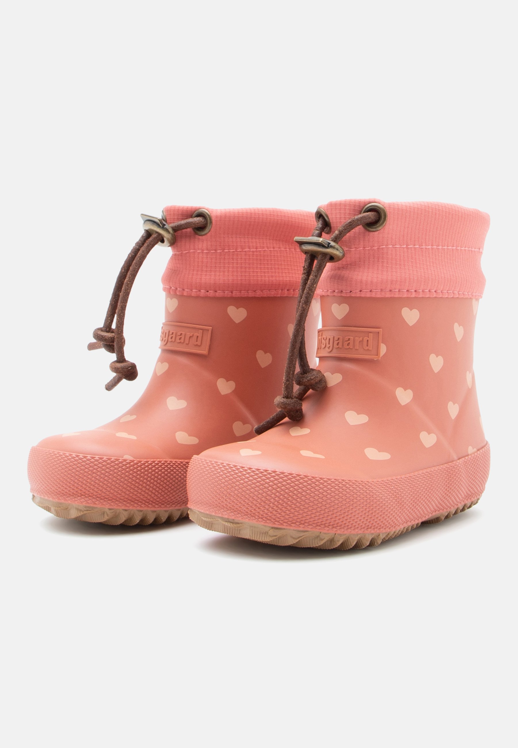 Bisgaard UNISEX - Regenlaarzen - robijnrode hartslag