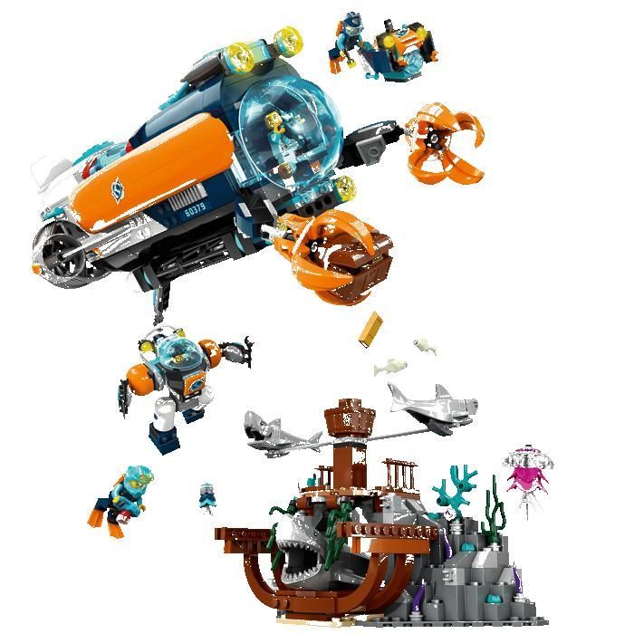 LEGO City 60379 Deep-Sea Exploration Submarine Gifts Toys Collectibles 7+