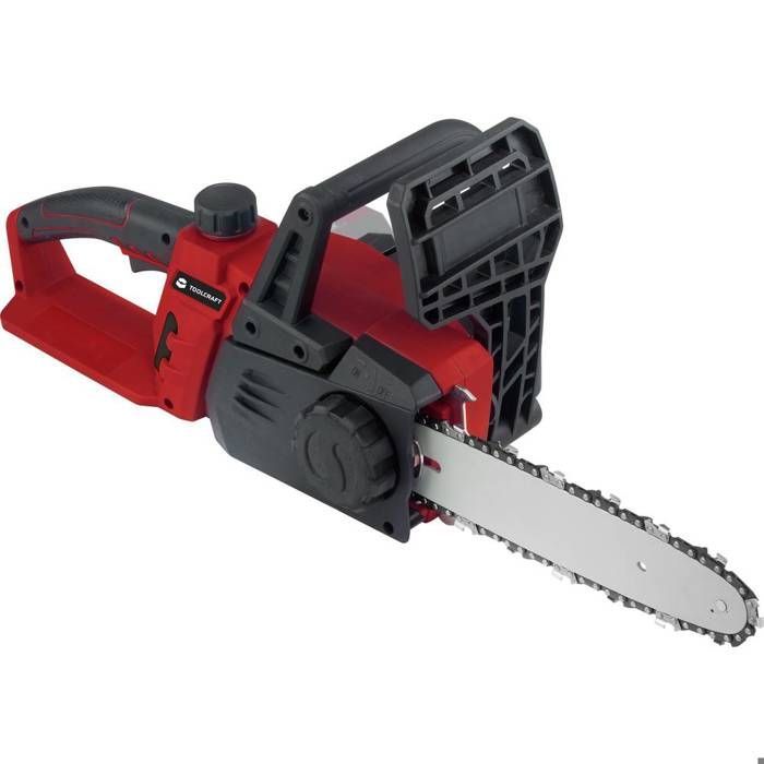 Motosierra - TOOLCRAFT - TAWB-200 - Inalámbrica - Longitud de la hoja: 254 mm - Para cortar madera