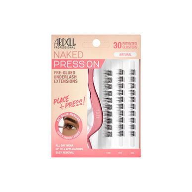 Ardell Pack Naked Press On Underlash Extensions Kit, naturliga förlimmade ögonfransförlängningar, 1 enhet.
