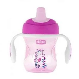 CHICCO Copo de Treinamento Chicco Rosa 6m Rosa