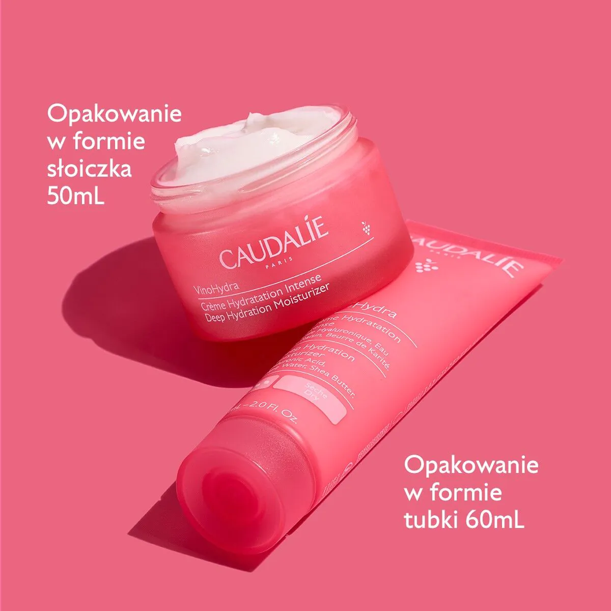 Caudalie VinoHydra Krem intensywne nawilżenie, 60 ml