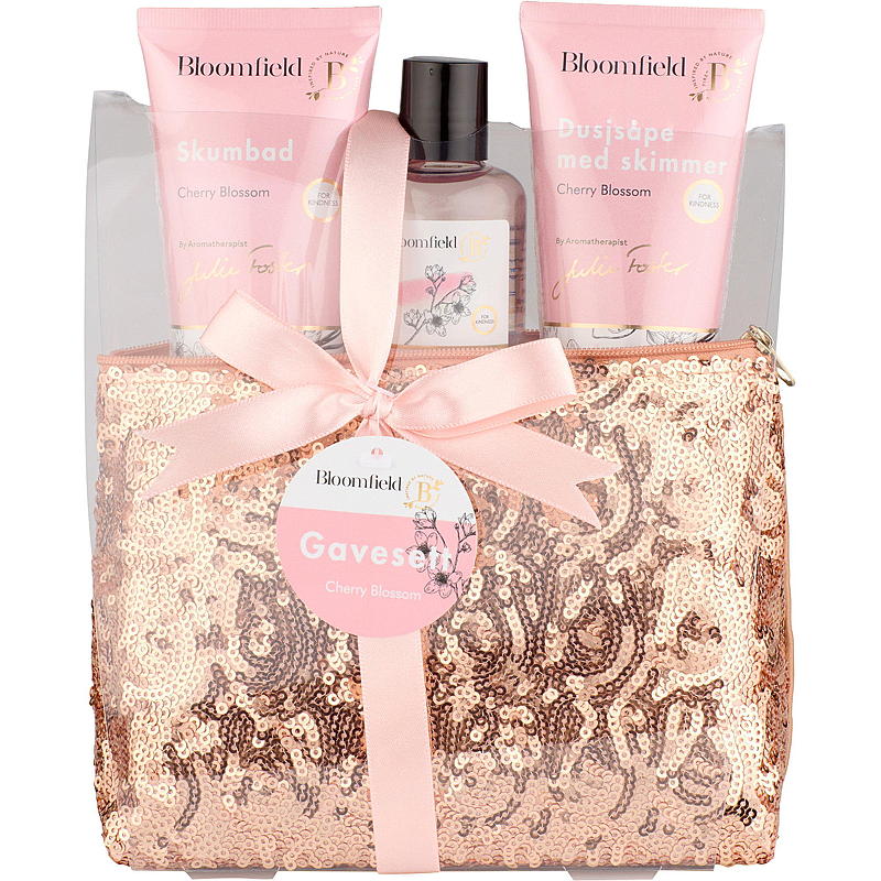 Cadeautas met doucheartikelen