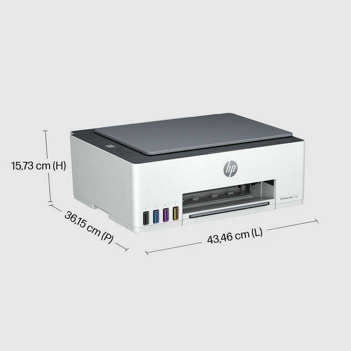 Imprimante Multifonction - HP - Smart Tank 5105 – Wi-Fi et Bluetooth - Réservoir d’encre – Couleurs