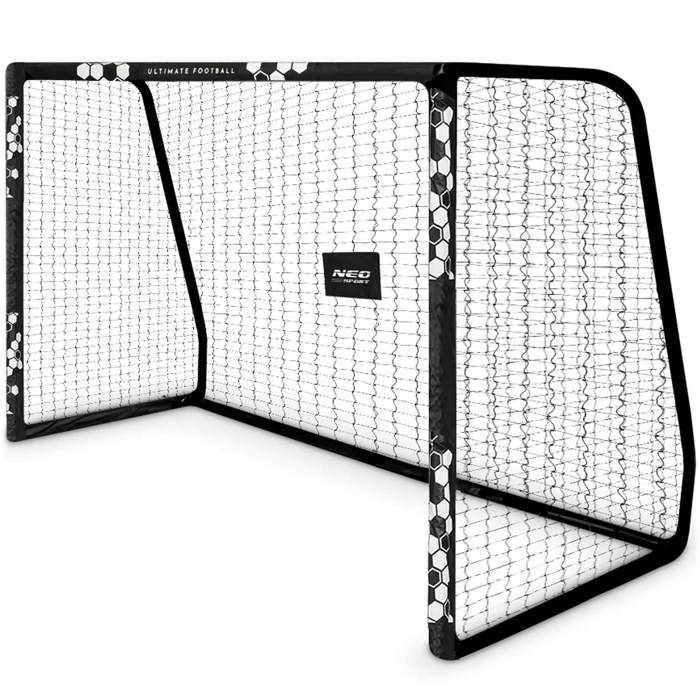 Fotbollsmål - JANSHOP - 300x200x120 cm - Hexagon - Högkvalitativt stål - Slitstarkt nät - Enkel montering - Lättvikt