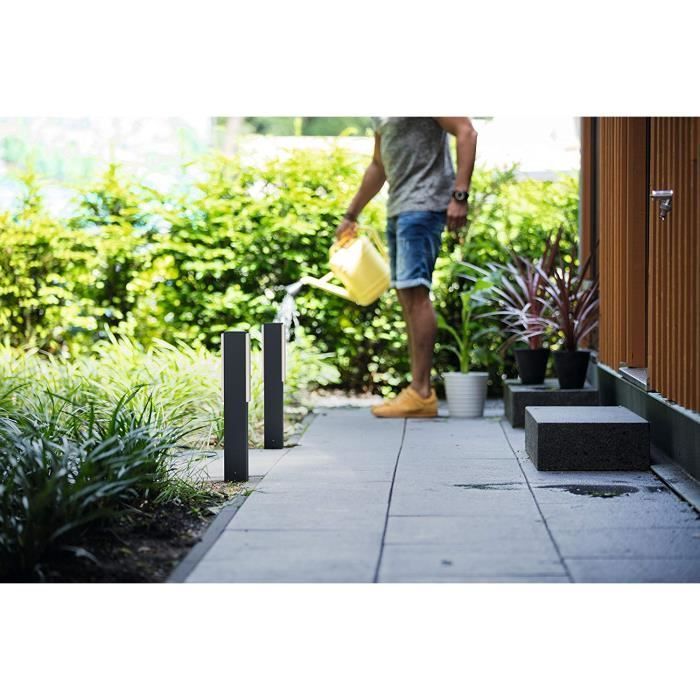 Bolardo exterior - Philips - Stratosphere - Aluminio - LED - Gris antracita