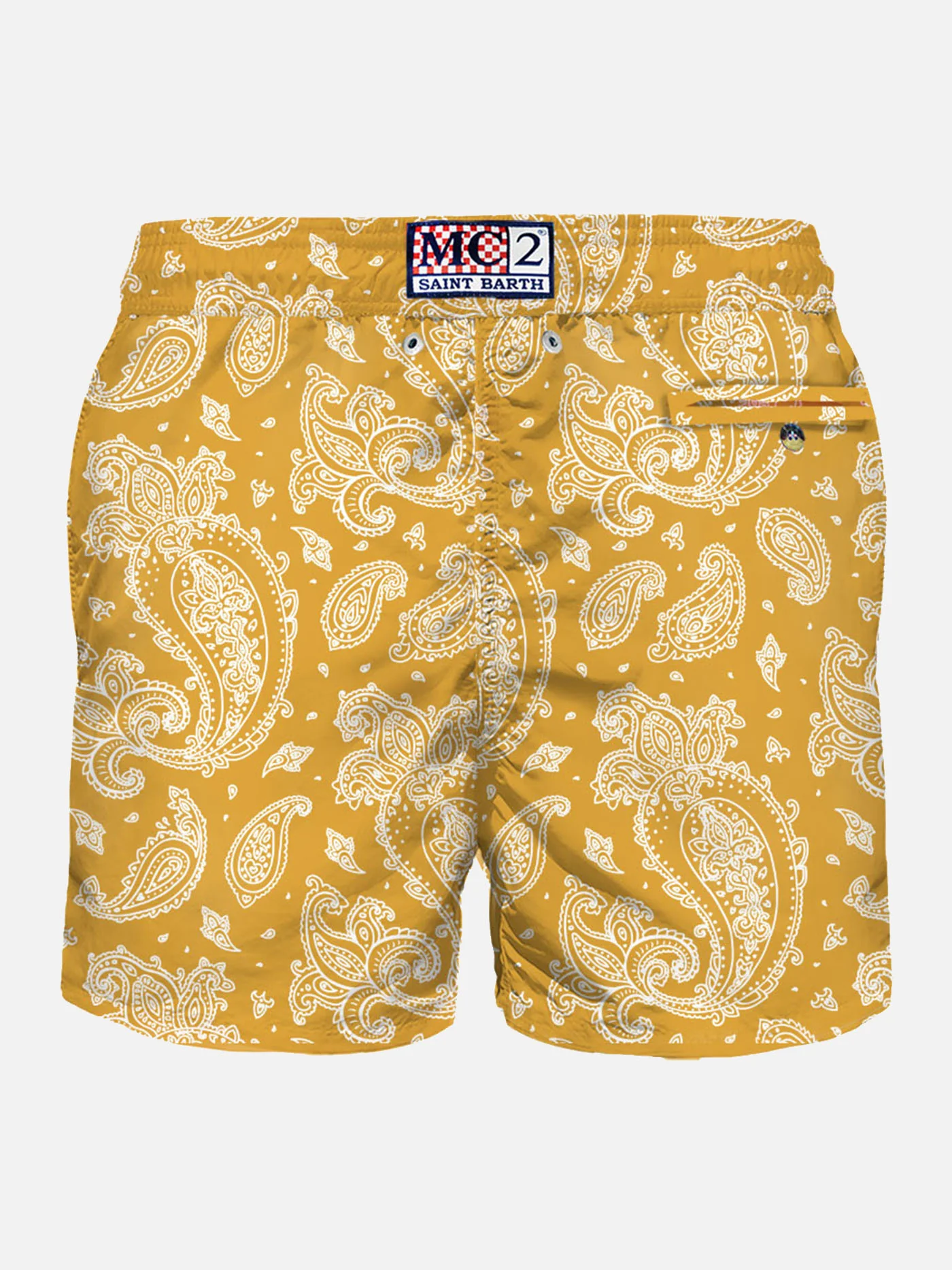 Leichte Badehose für Herren mit Paisley-Muster
