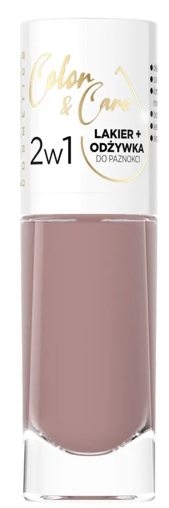 Eveline Color & Care Lakier do paznokci z formułą pielęgnującą 124