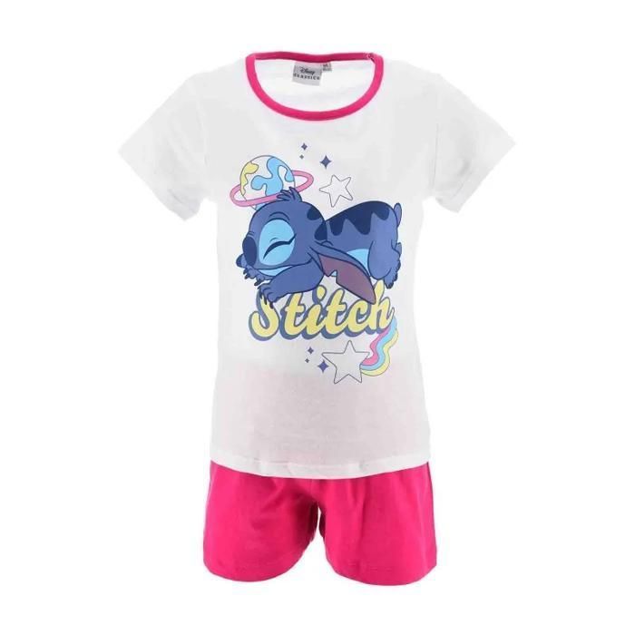 Pijama corto de algodón para niña 