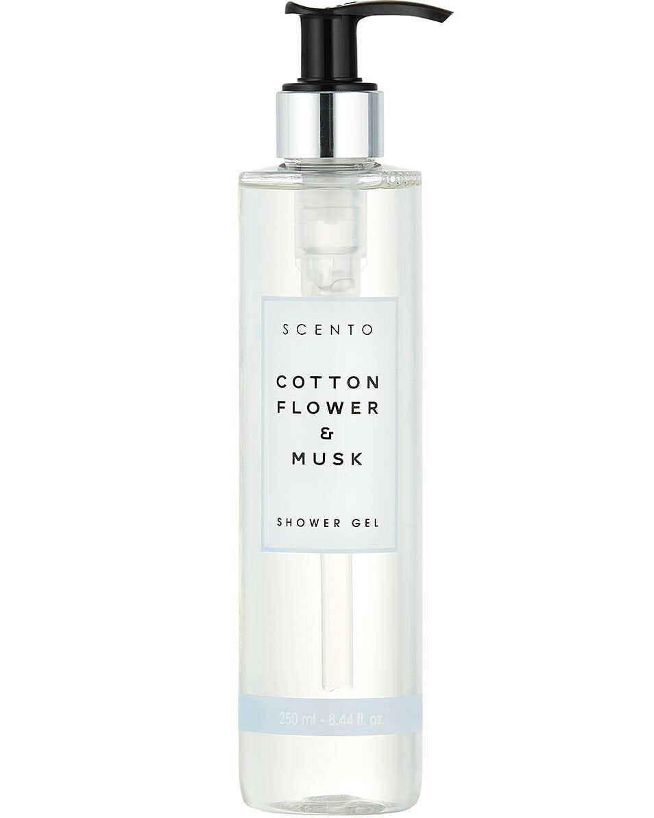 Gel douche SCENTO Fleur de coton et musc