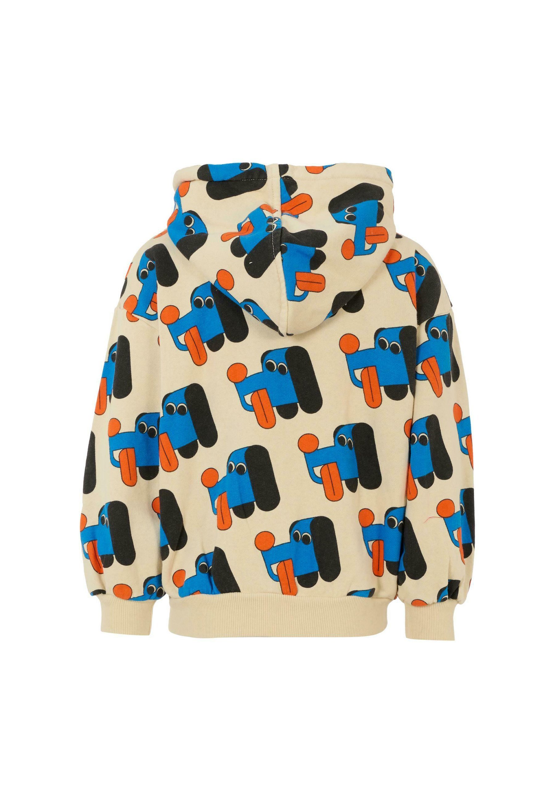 Bobo Choses Zip-up sweater - beige