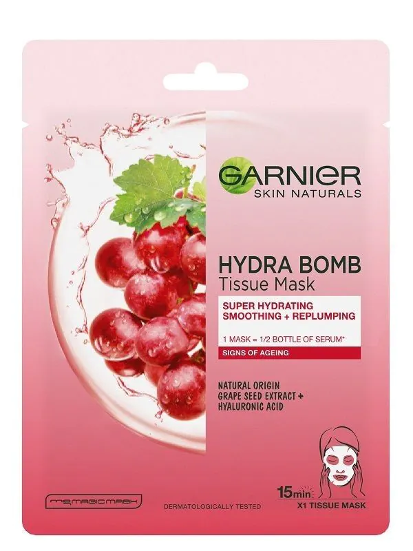 Garnier Skin Naturals Hydra Bomb Maska w płachcie anti-aging
