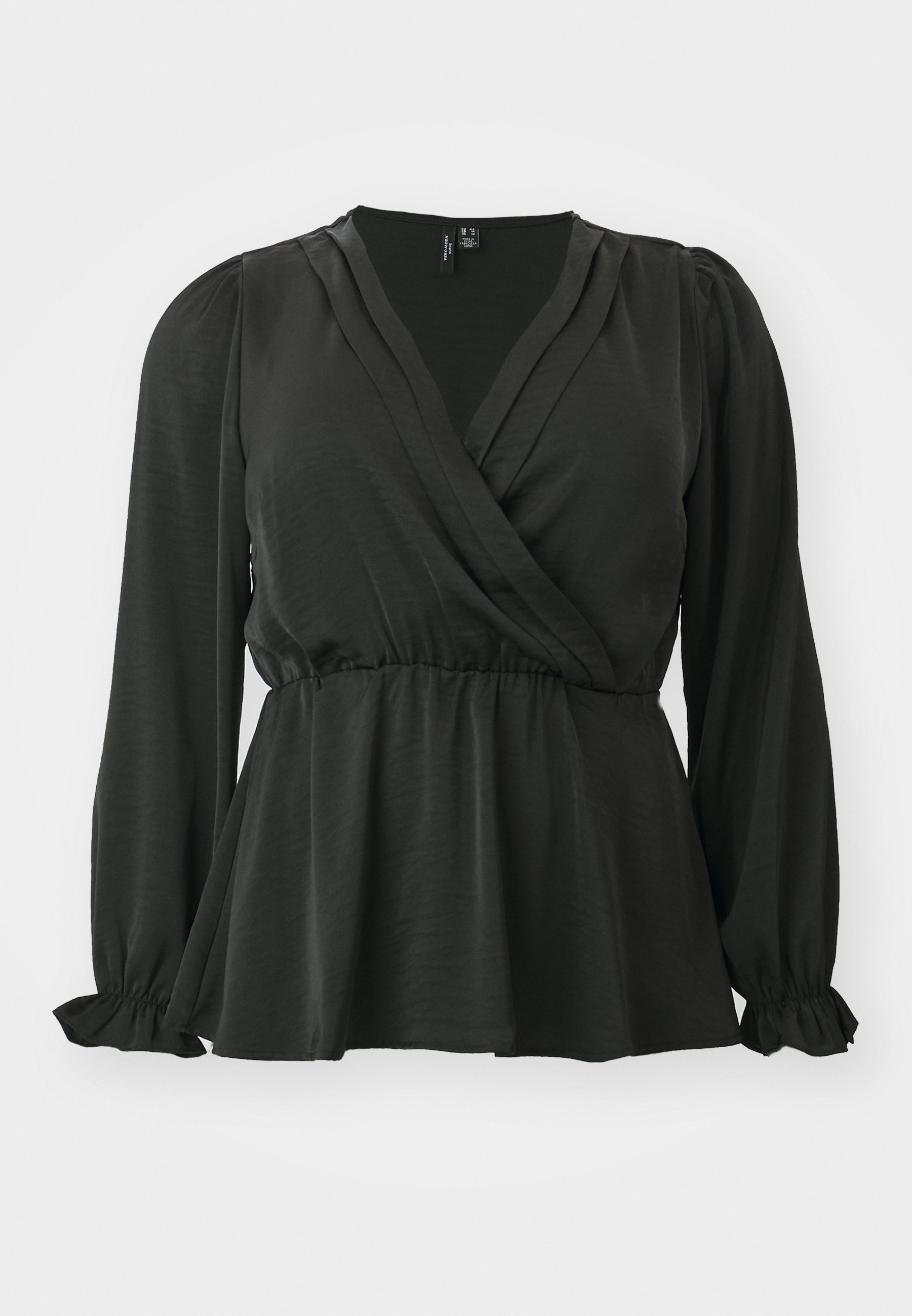 Vero Moda Curve VMCMARY SMOCK - Camicetta - nera