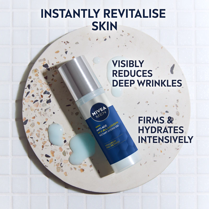 NIVEA MEN Hyaluron hydratačný gél proti vráskam