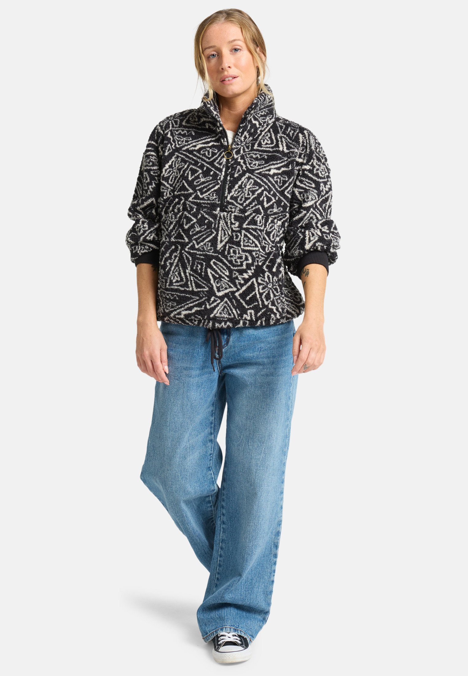 Billabong TIME OFF - Fleece trui - zwart
