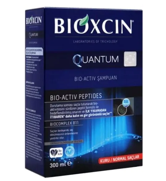 Bioxcin Szampon przeciw wypadaniu włosów z bio aktywnymi peptydami do włosów normalnych i suchych