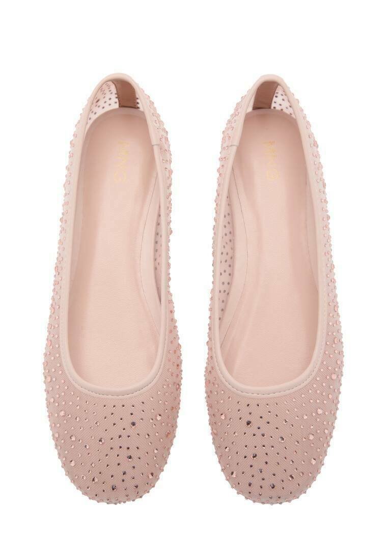Mango Kids balerinke - roza