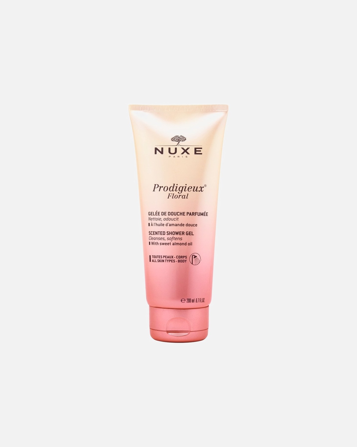 NUXE gel za prhanje z vonjem cvetja - 200 ml
