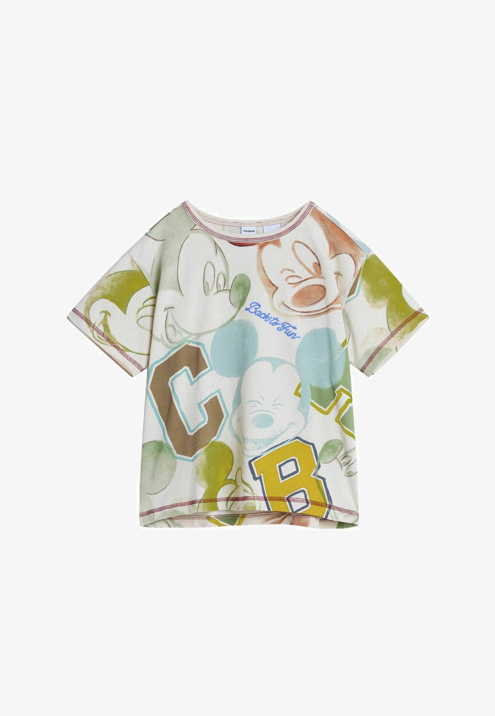 T-shirt Desigual Print - bianca