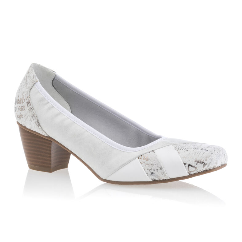 Graue Damen-Komfortschuhe