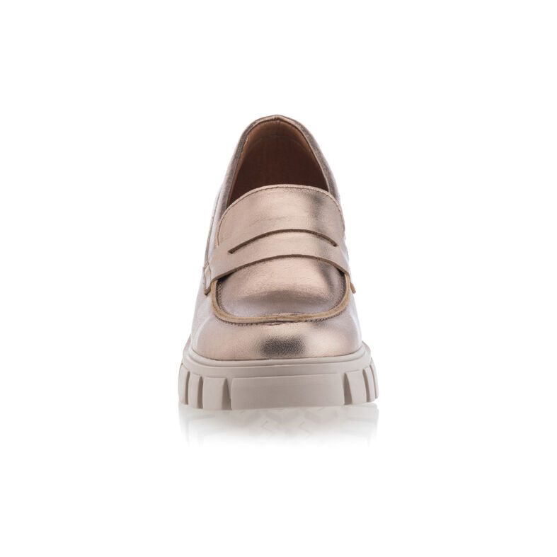 Mocasines/zapatos náuticos amarillos para mujer