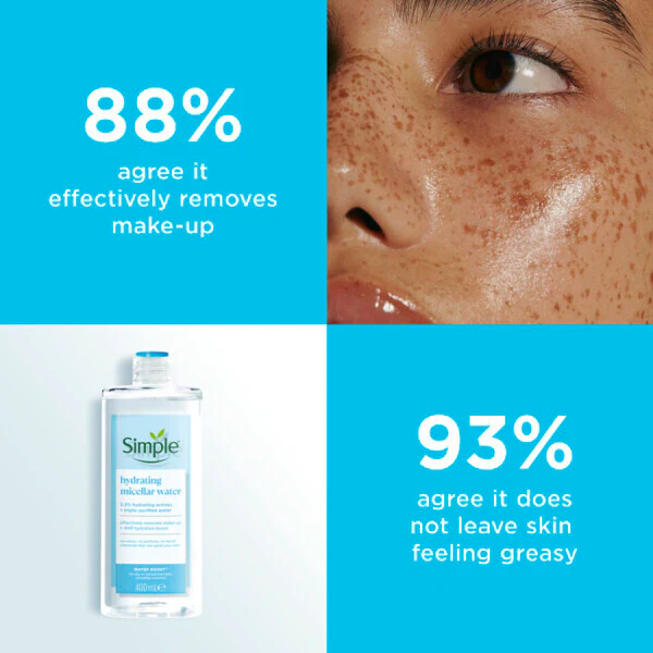 Simple Sensitive Skin Water Boost Mizellen-Reinigungswasser