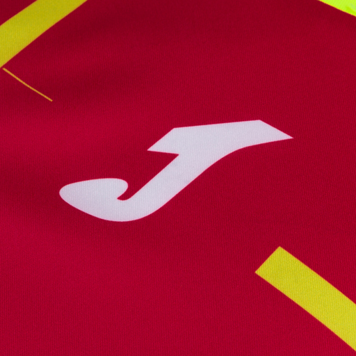 Camiseta Manga Corta Joma Tiger Iii Rojo Amarillo
