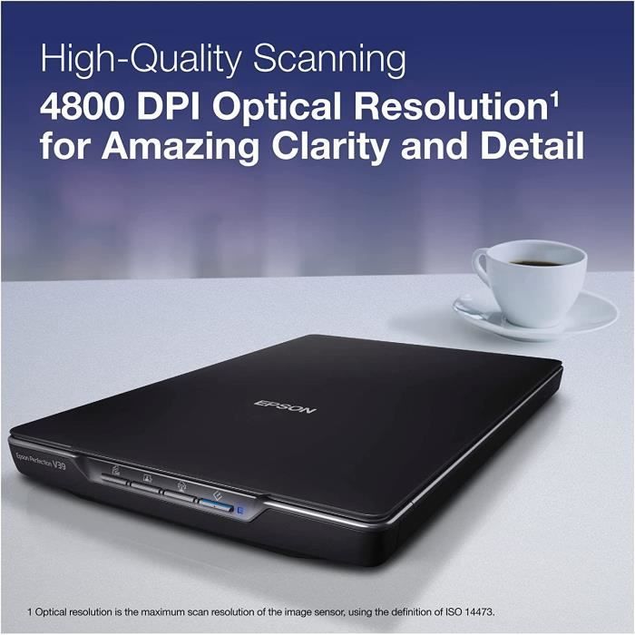 Scanner - EPSON - Perfection V39 - USB 2.0 - A4 - 4800 x 4800 dpi