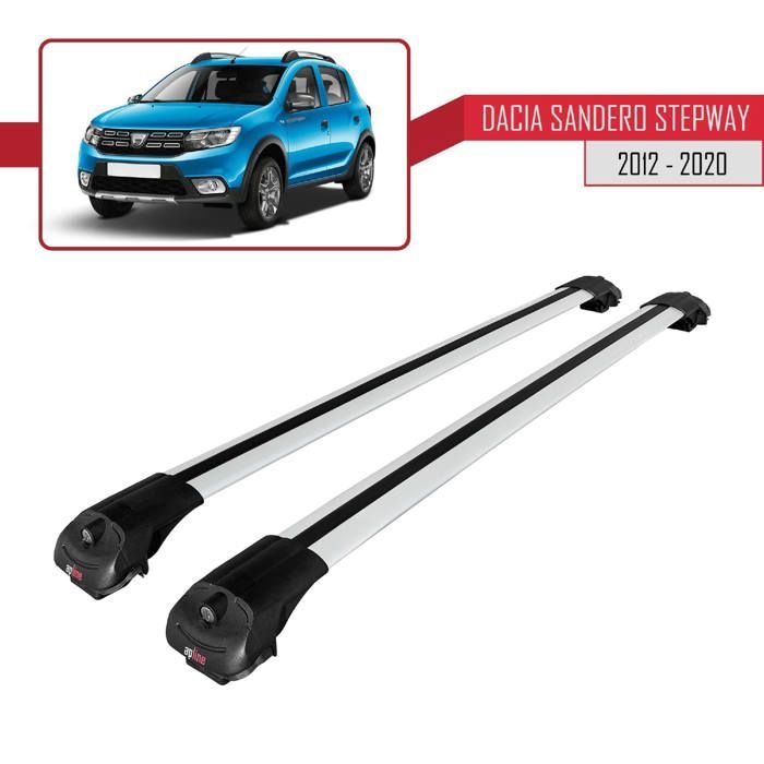 Barras de techo ACE-1 para Dacia Sandero STEPWAY 2012-2020, portaequipajes para coche / Gris