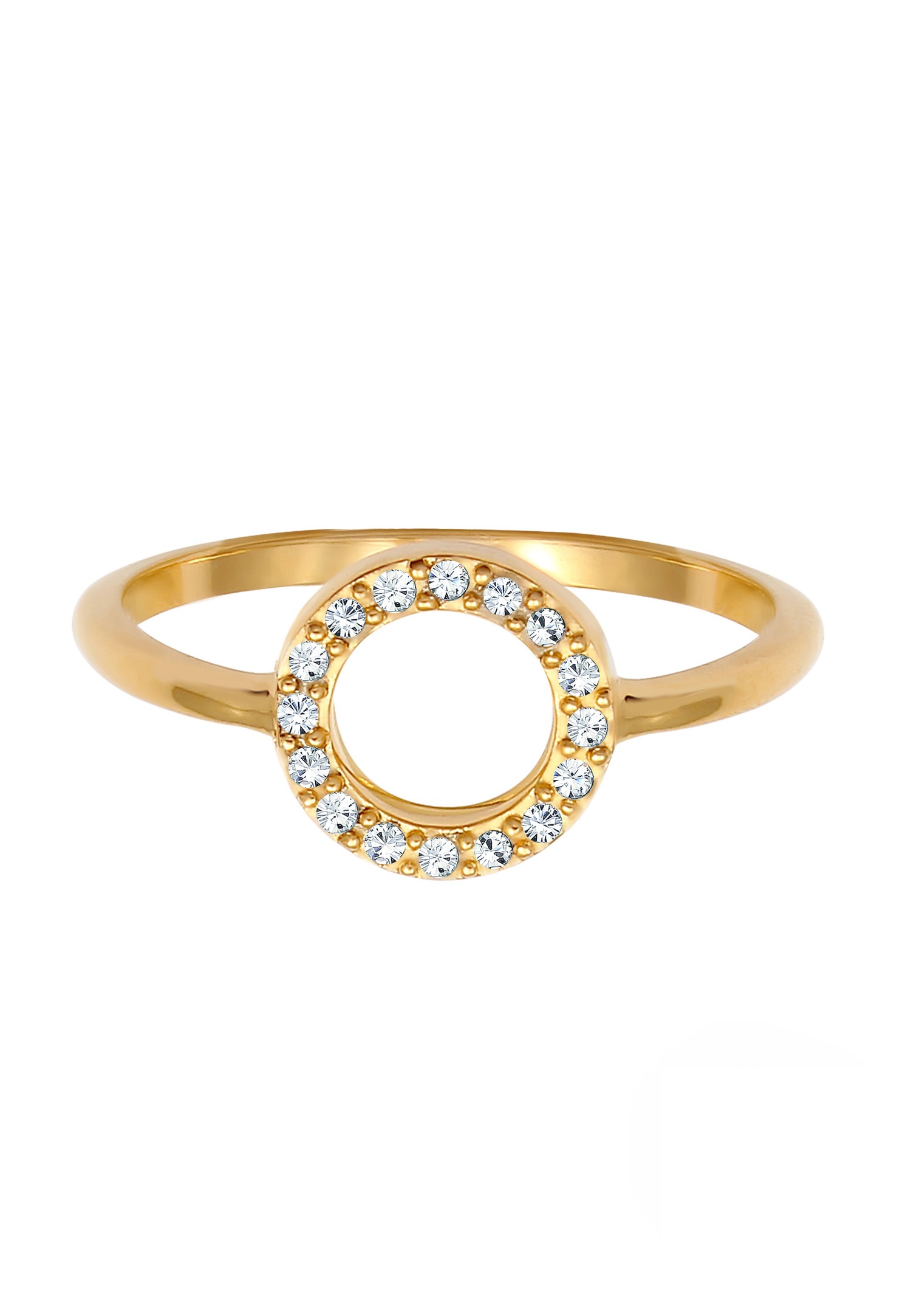 Elli Femmes Cercle Filigrane Géo avec Cristaux en Argent Sterling 925