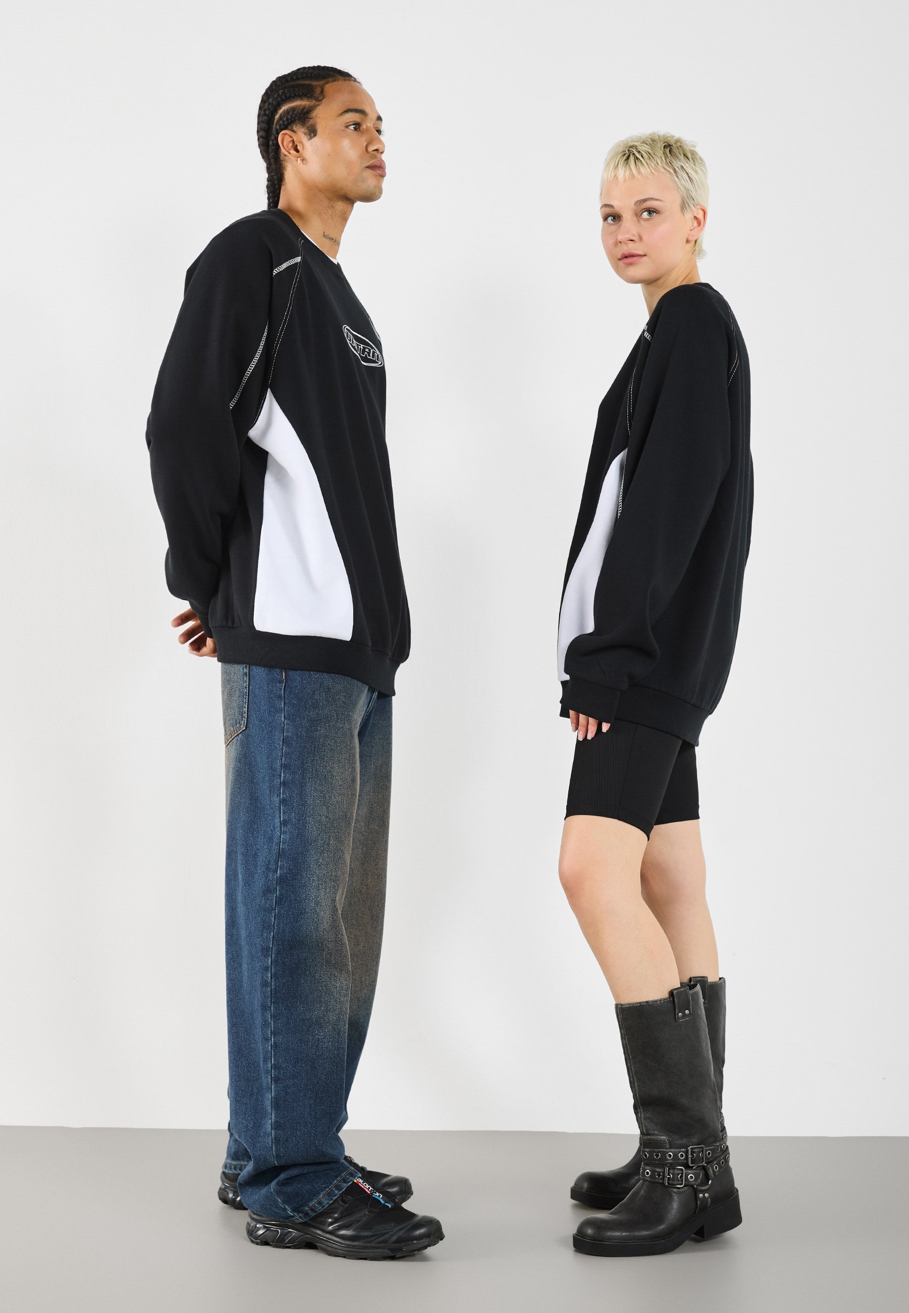 YOURTURN UNISEX - Sweatshirt - echt zwart